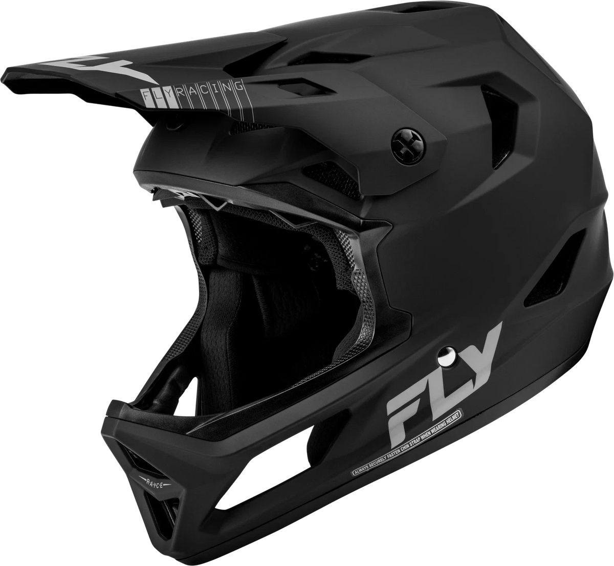 Fly Racing Youth Rayce Helmet for Bicycle (2019–2024) Matte Black Medium