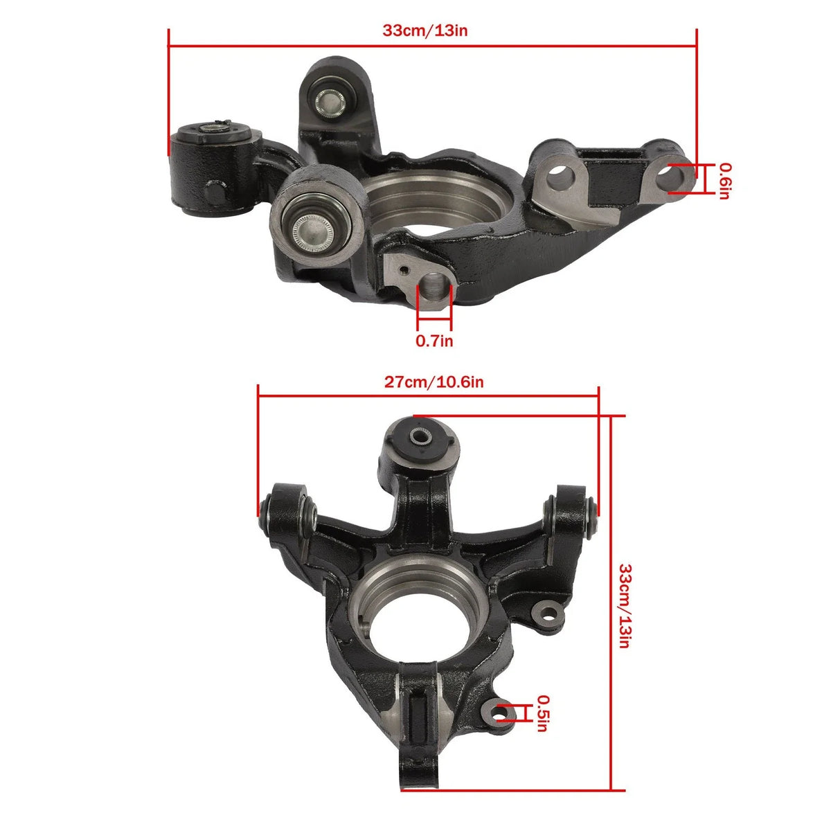 2X Rear Left & Right Steering Knuckle for Toyota Venza (2009–2015) 698-177 423050T020