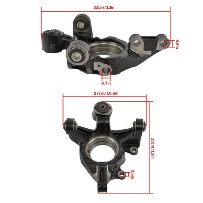2X Rear Left & Right Steering Knuckle for Toyota Venza (2009–2015) 698-177 423050T020