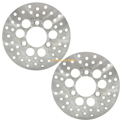 2x Front Brake Discs Rotor for Kawasaki Lakota 300 (1995–2003) KEF300A KEF300B