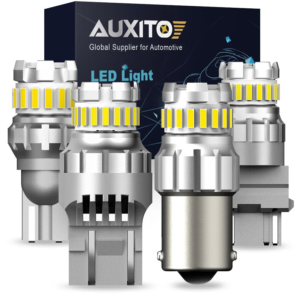 Set of 4 LED Strobe Bulbs for AUXITO 1157 1156 3157 7443 7440 921 T10