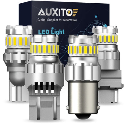 Set of 4 LED Strobe Bulbs for AUXITO 1157 1156 3157 7443 7440 921 T10