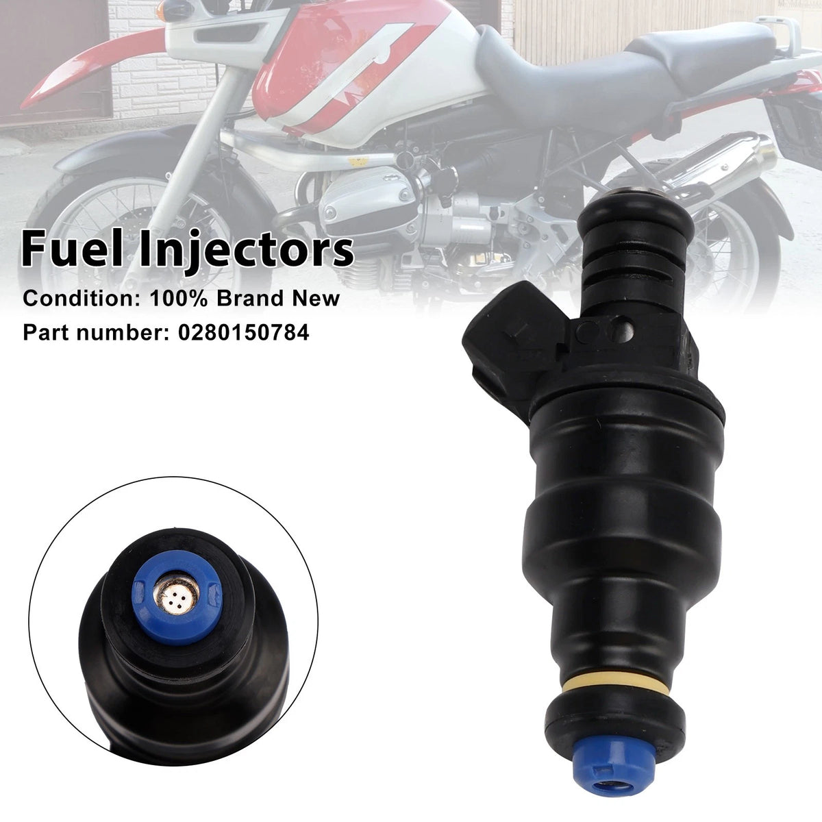 2X Fuel Injectors for BMW R1100 RT R850 R1100GS R850GS (1994–1999) 0280150784