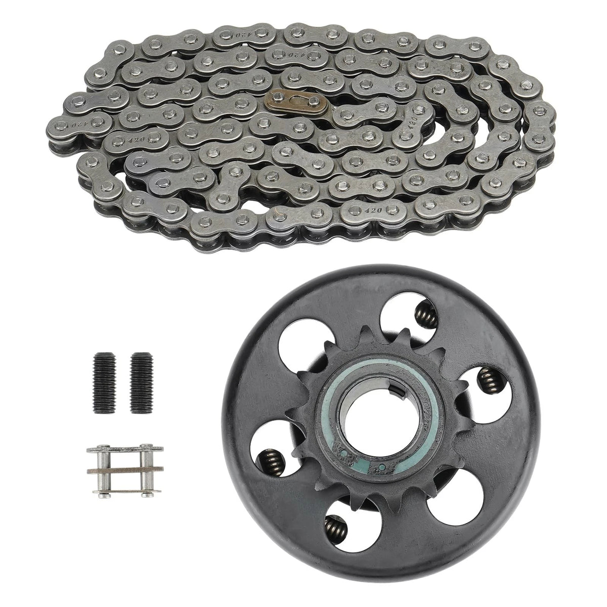 Go Kart Clutch 1" Bore 14 Tooth with 14T Chain