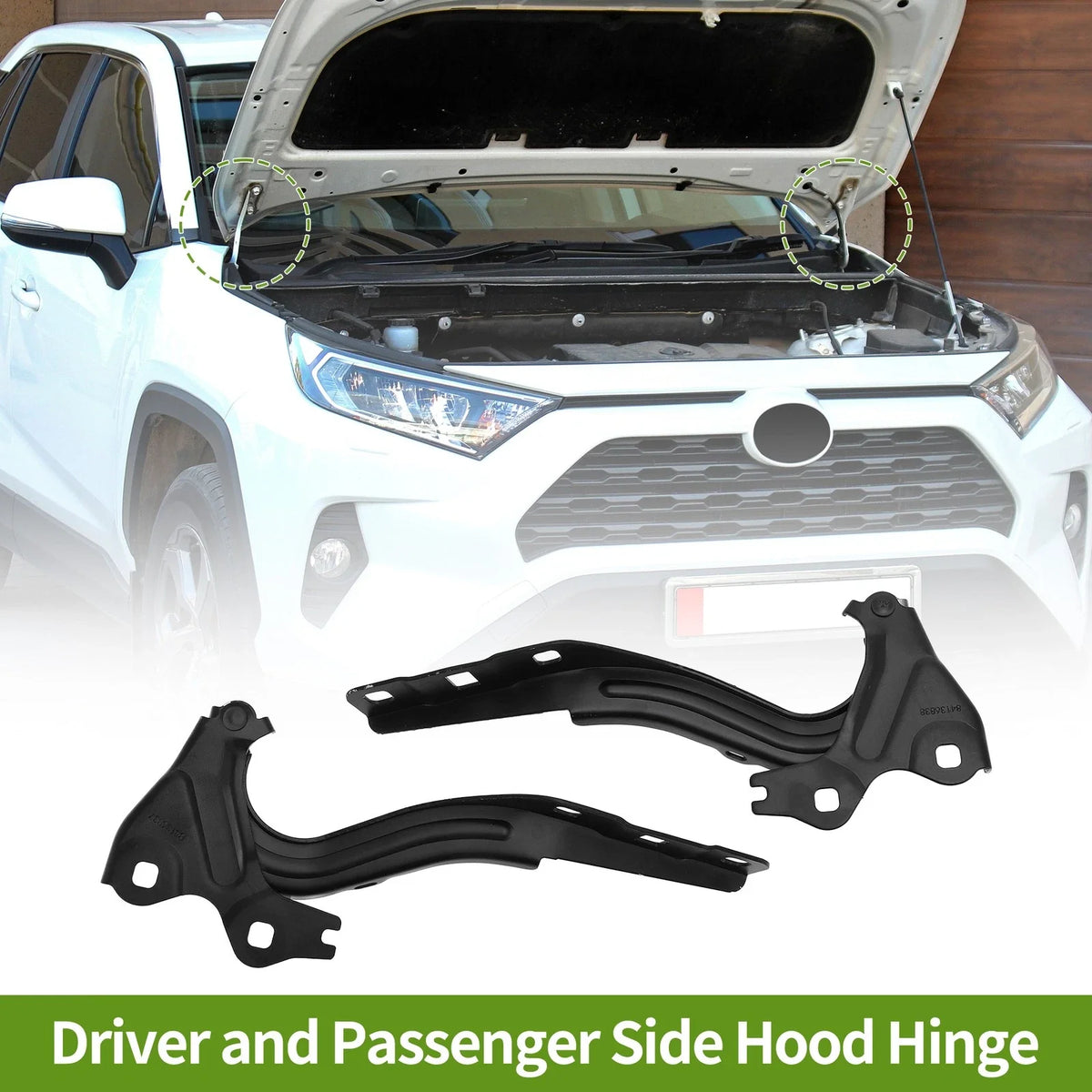 Hood Hinges for Chevrolet Cruze (2016–2019) No. 84304689, 1 Pair