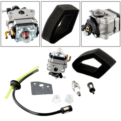 Carburetor Fuel Line Air Filter Kit for Honda GX22 GX31 FG100 UMK431 (N/A)