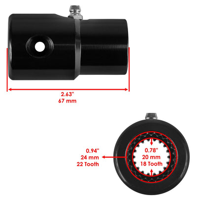 Drive Shaft with Bearings Couplings for John Deere XUV625i XUV825i XUV855D (SH114+DB1012+CO1042)