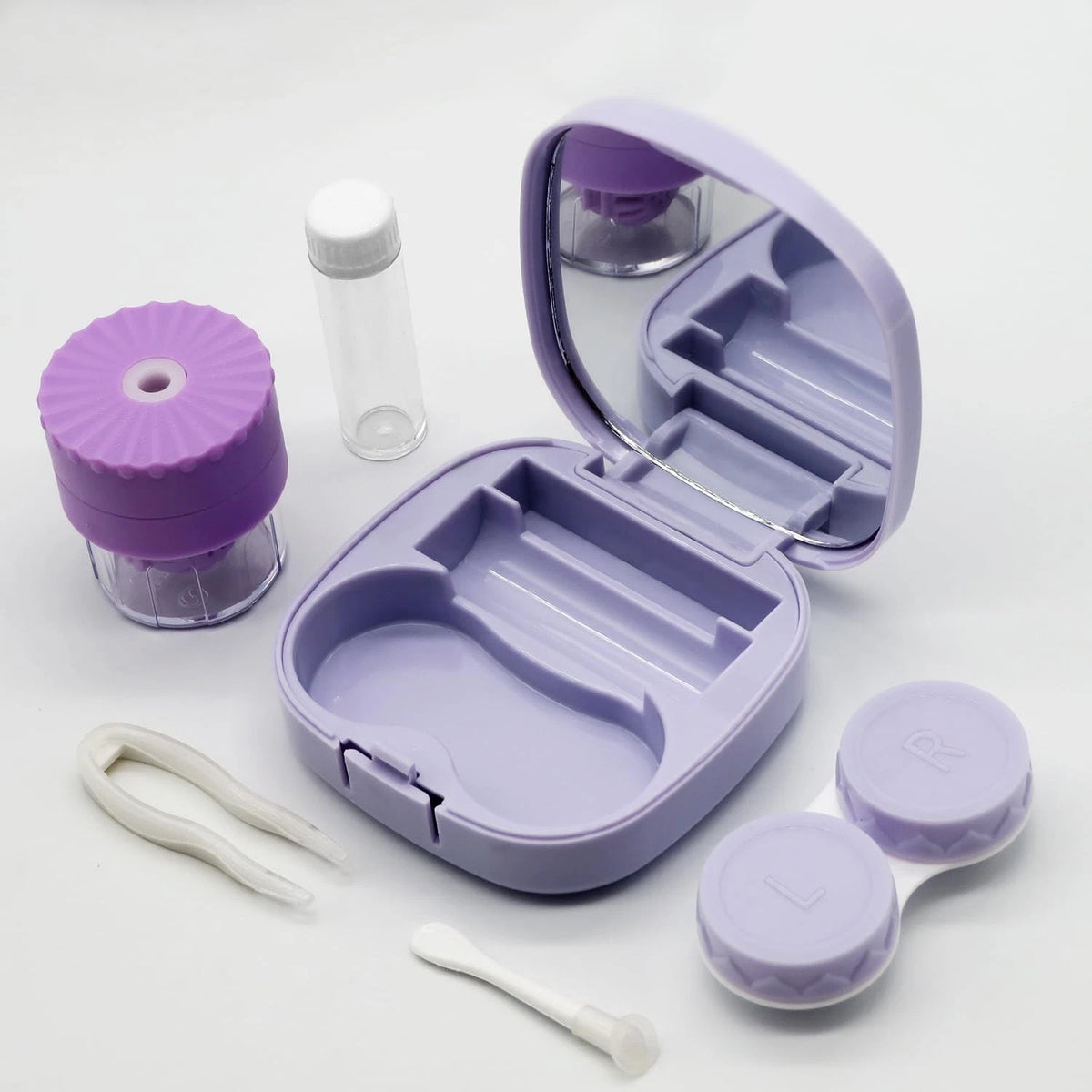 Contact Lens Case for Vastsoon (Travel Small, Sugar Purple)