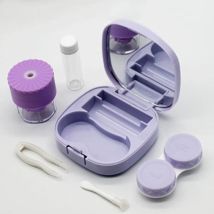 Contact Lens Case for Vastsoon (Travel Small, Sugar Purple)