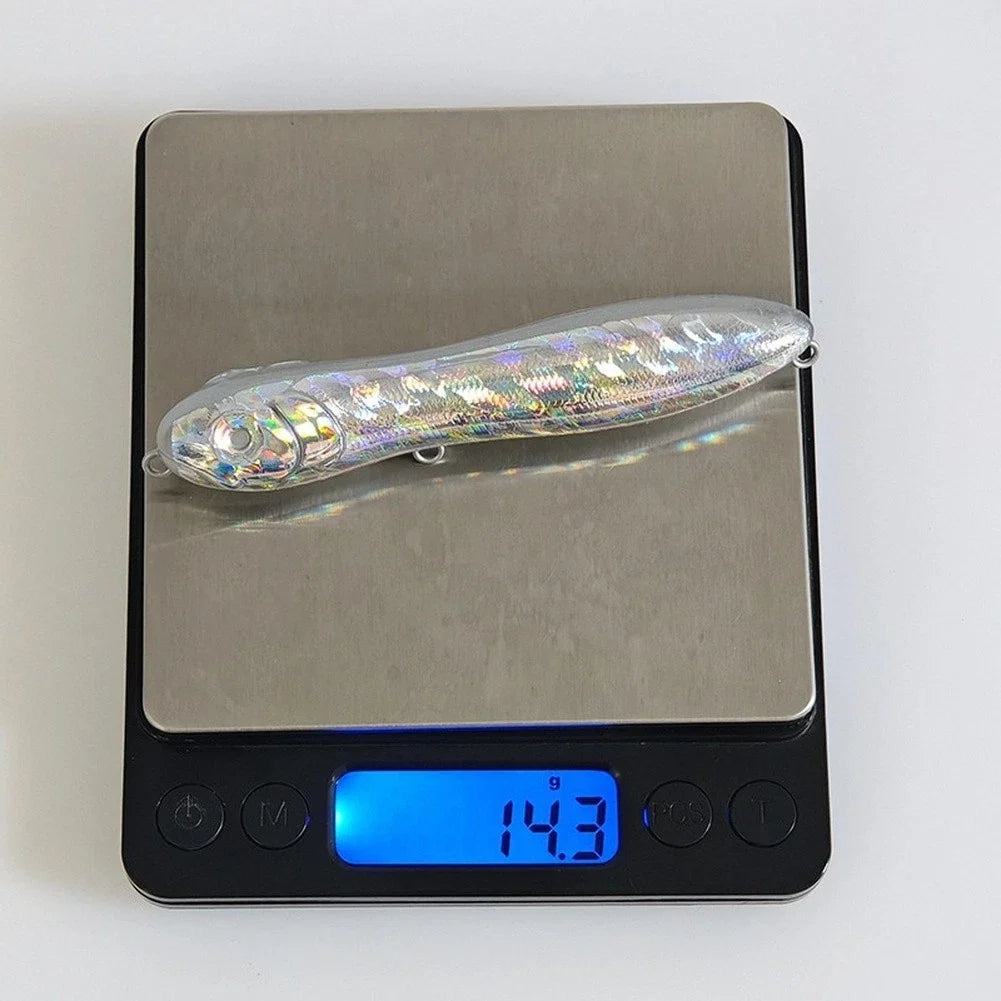 Water Ripple Gold Topwater Hard Bait for Freshwater Bass (10cm, 14.3g)