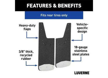 Set of 2 Rubber Mud Guards for Chevy/GMC 2500/3500HD (2020–2020) 251451