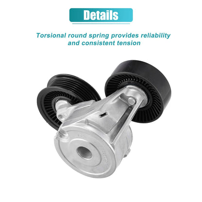 Automatic Belt Tensioner Pulley 76mm Dia. 53030958AC for Dodge Ram Jeep 