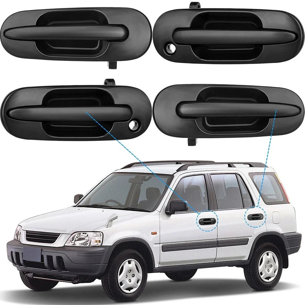 Set of 4 Door Handles for Honda CR-V (1997–2001)
