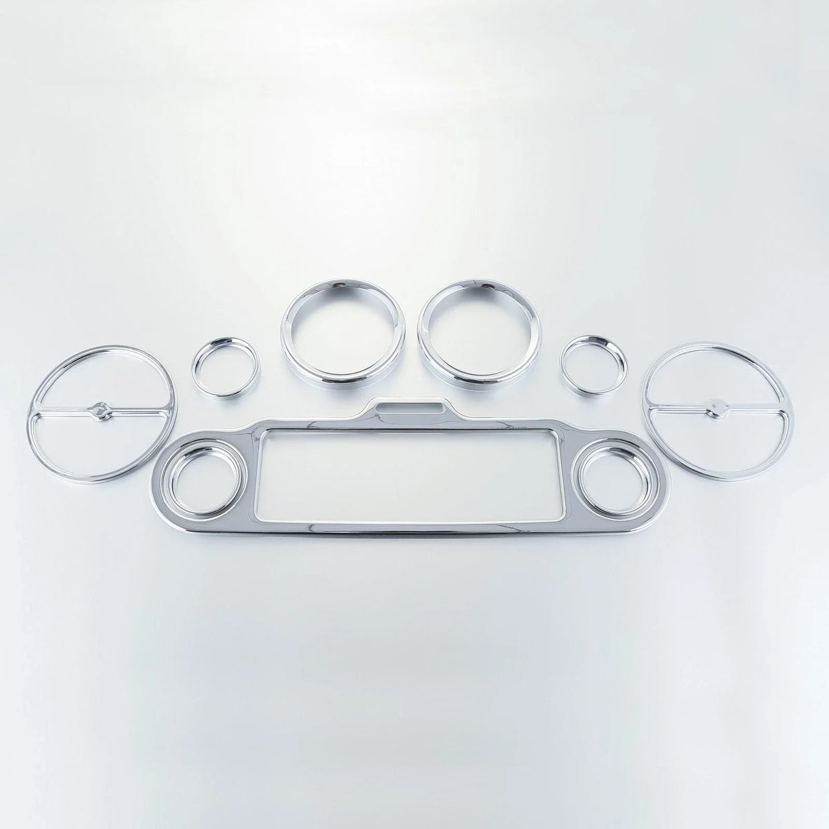 Radio Gauge Inner Fairing Trim Kit for Harley Electra Glide, Street Glide (1996–2013)