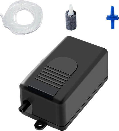 Aquarium Air Pump for Small Fish Tank up to 10 Gallons (No Part Numbers)