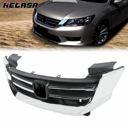 Chrome Front Upper Bumper Radiator Grille for Honda Accord (2013–2015) #HO1200214