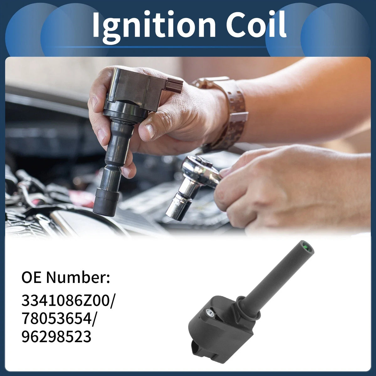 Ignition Coil Pack No. 3341086Z00 for Chevrolet Epica (2004–2006) L6 2.5L