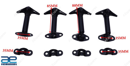 Set of 4 Bonnet Hood Clip Latch Kit for Jeep Wrangler