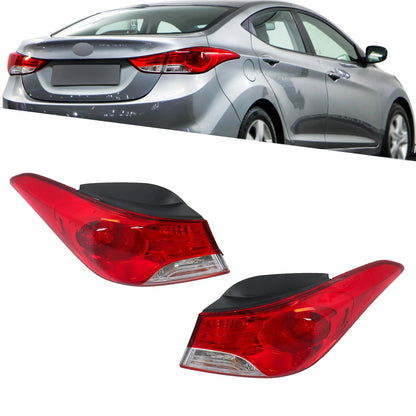 Set of 2 Halogen Tail Lights for Hyundai Elantra (2011–2013) BCK89452K