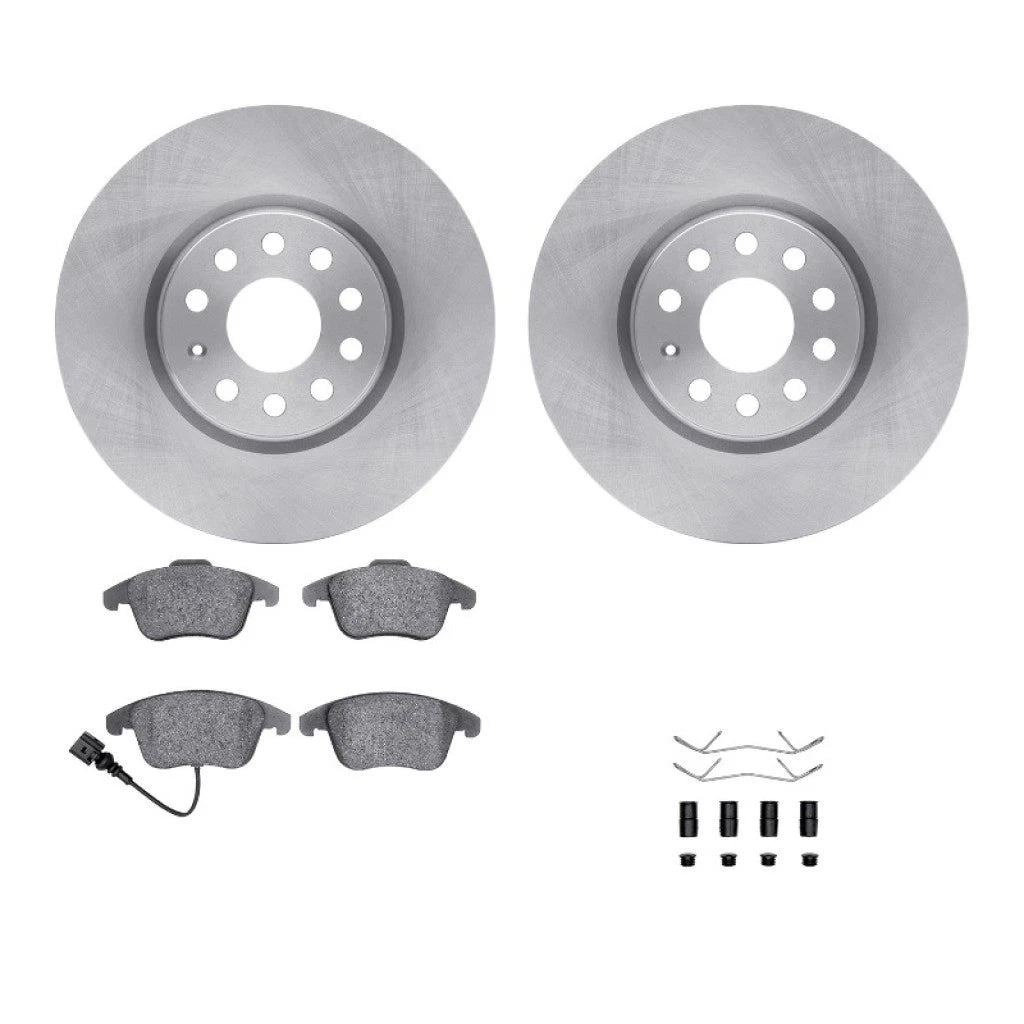 Front Rotors for Volkswagen Tiguan (2009–2018) ALX-PAU-DF-6612-74214-CLA3