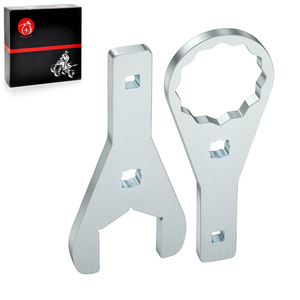 Set of 2 Rear Axle Nut Wrench Tools for Honda Sportrax TRX300EX TRX400EX