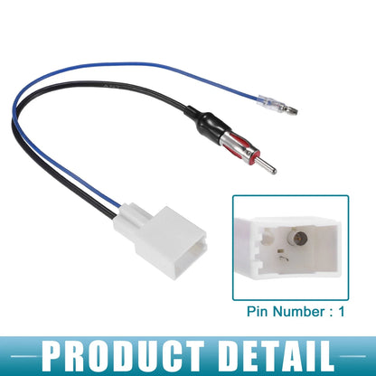 Stereo CD Player Radio Wiring Harness with Antenna Adapter for Toyota (2010–2019)