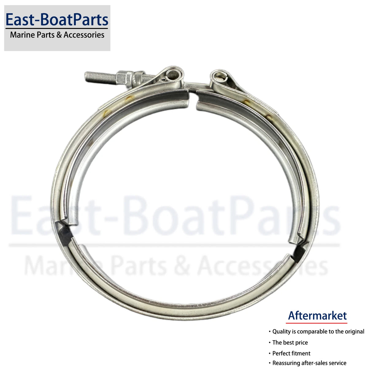 V-Clamp for Volvo Penta D6-280 D6-300 D6-310 D6-330 D6-350 D6-370 D6-435 (865013, 3838942, 3807212, 21325767)