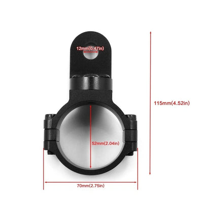 Lightweight Aluminum Bracket for LED Whip Lights on UTV RZR