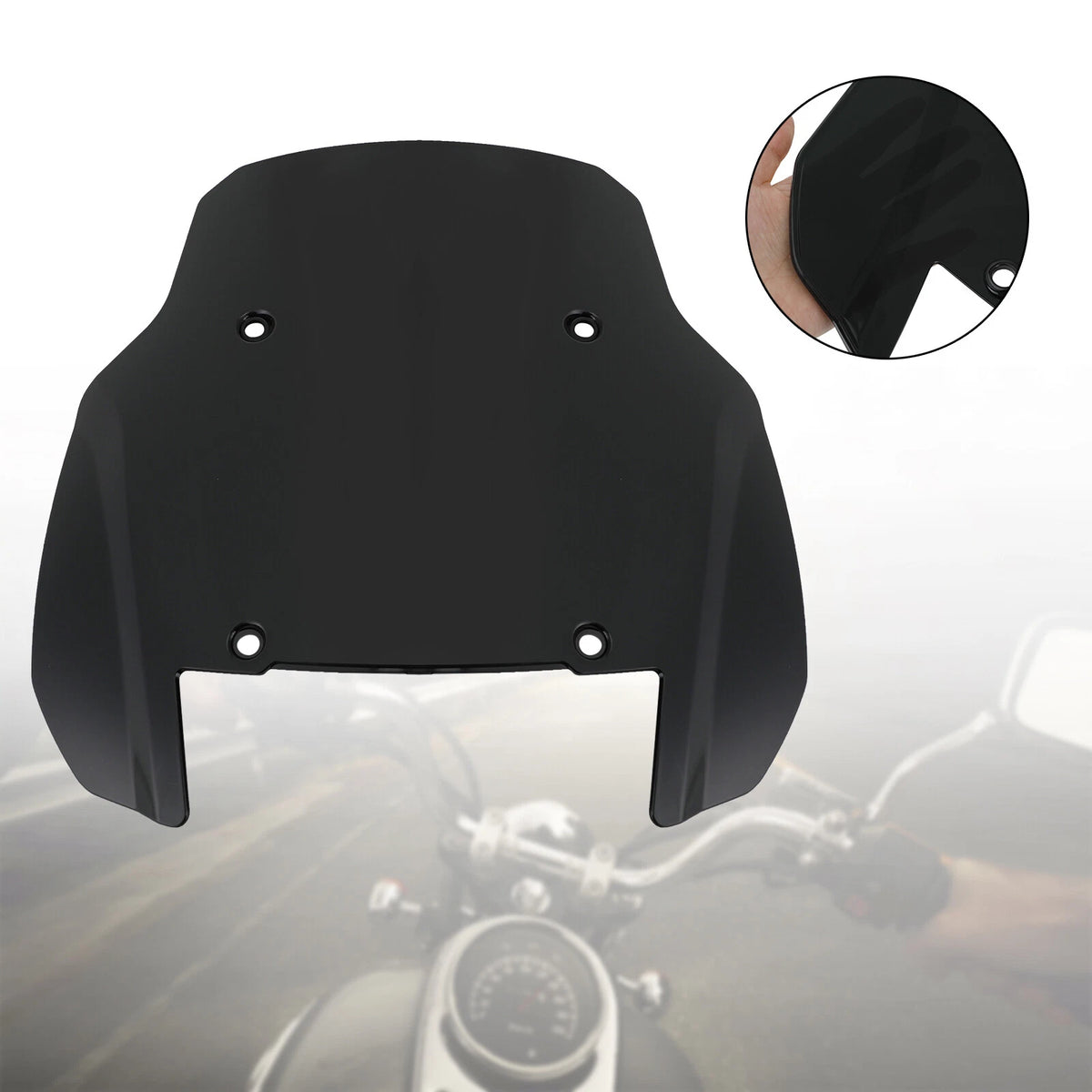 ABS Windshield for Pan America 1250S (2021–2022) WIN-109-BLK