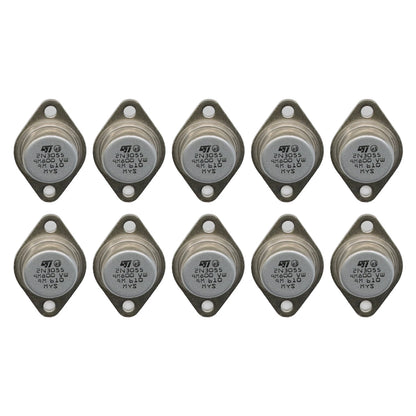 10X 2N3055 TO-3 NPN Transistor for Audio Power Amplifier