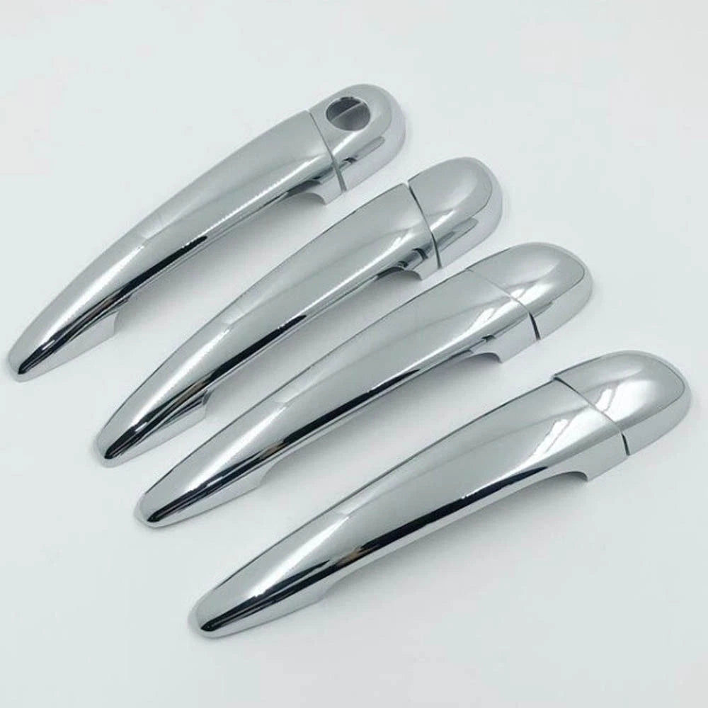 Set of 4 Chrome Exterior Door Handle Covers for BMW E46 (1998–2005)