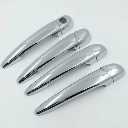 Set of 4 Chrome Exterior Door Handle Covers for BMW E46 (1998–2005)