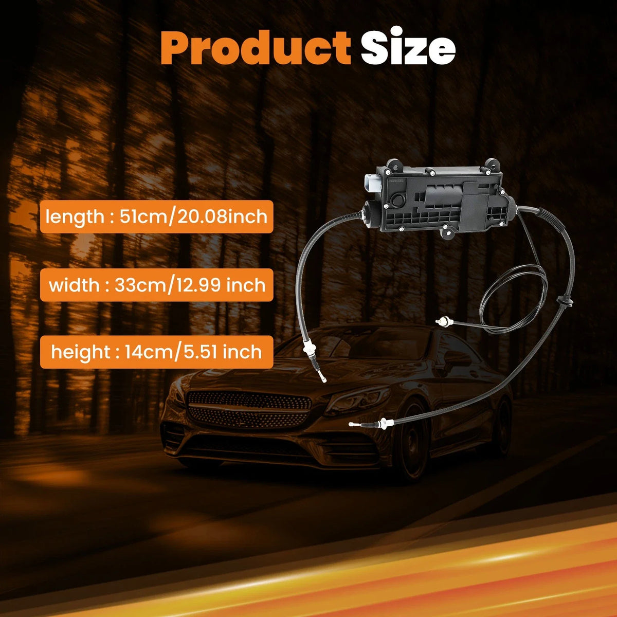 Parking Brake Actuator for Mercedes-Benz S-Class (2012–2013)