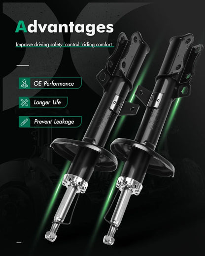 Rear Pair Shocks Struts for Lexus ES250 Toyota Camry