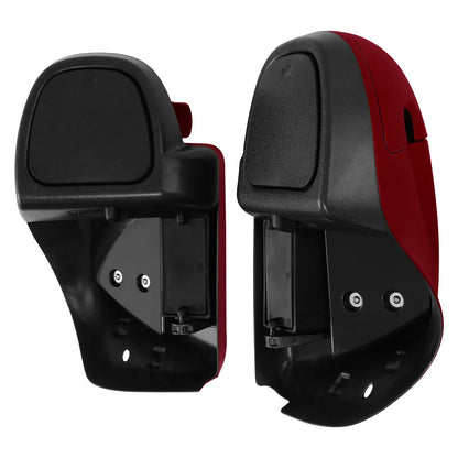 Lower Vented Fairings for Harley Street Road Glide (2014-2025) Velocity Red Sunglo