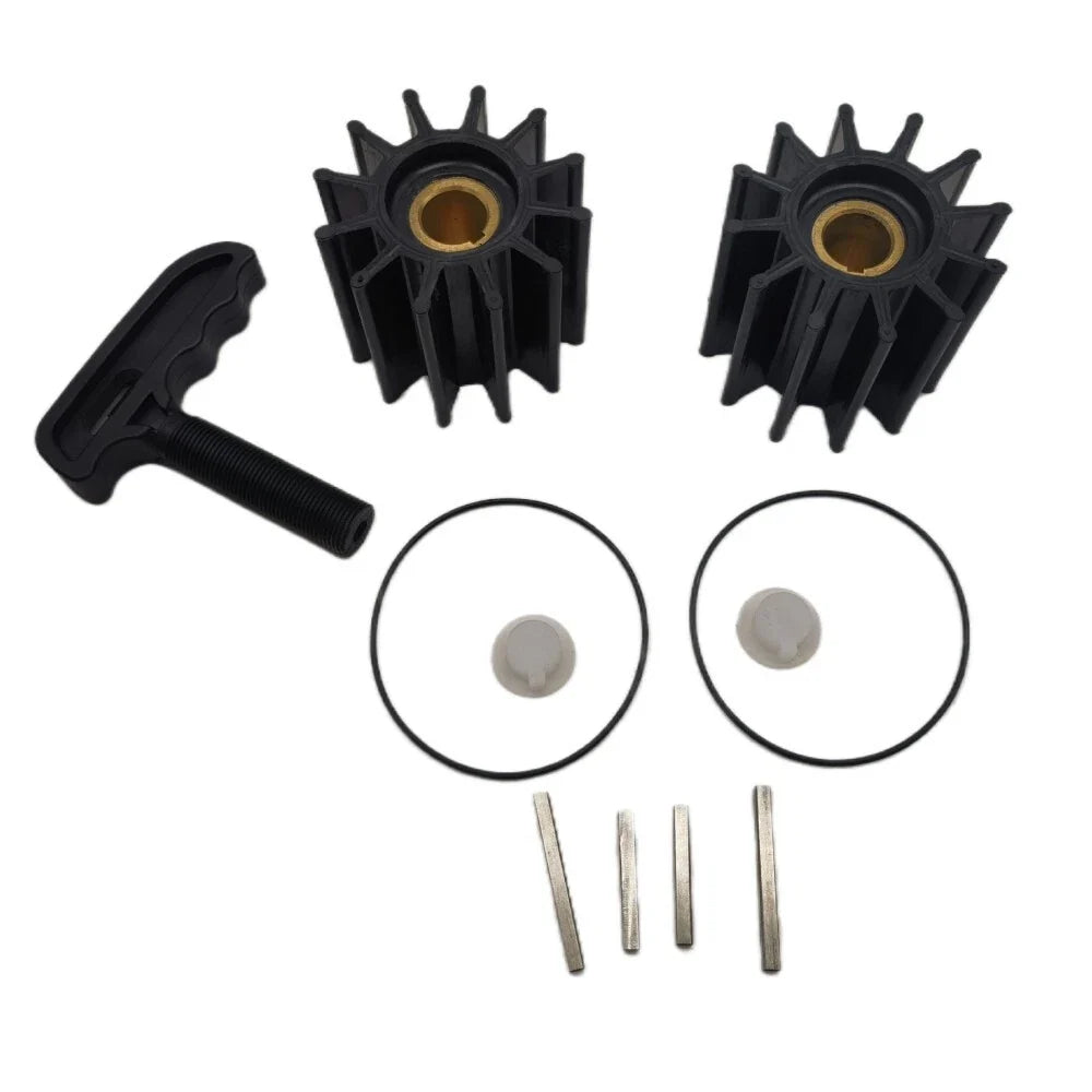 2X Impeller Kits w/ Puller for Cummins 3802444, Caterpillar 1W5664