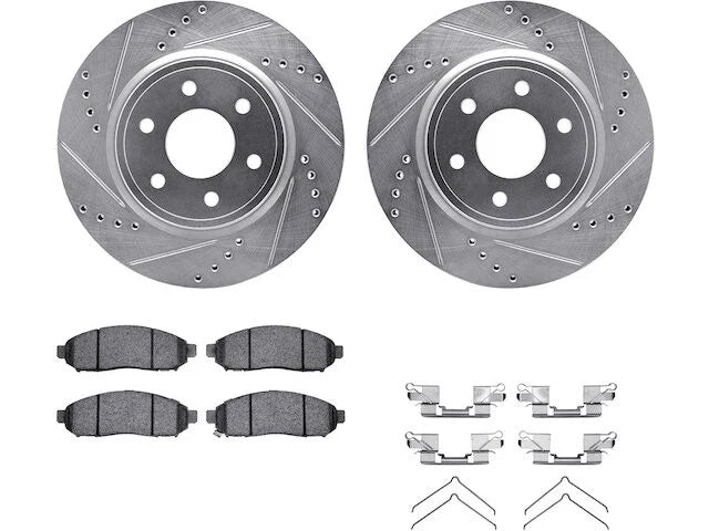 Front Brake Pad and Rotor Kit for Suzuki Equator (2009–2012) BZ563ZZ