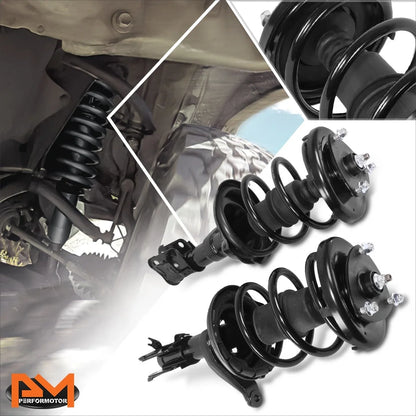 Set of 2 Complete Front Left Right Struts Assembly w/Coil Springs for Honda CR-V (2002–2006)