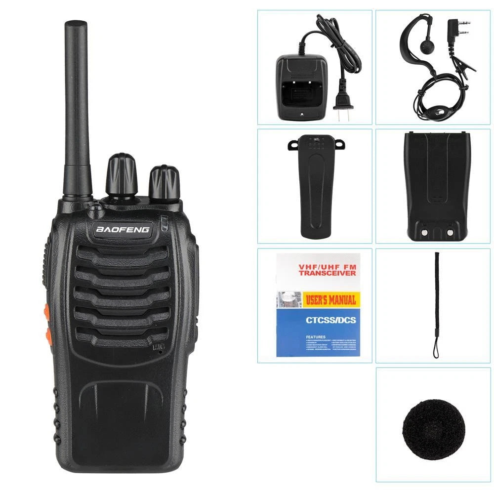 4 x Walkie Talkie Two Way Radio for Baofeng BF-88A (462 467MHz)