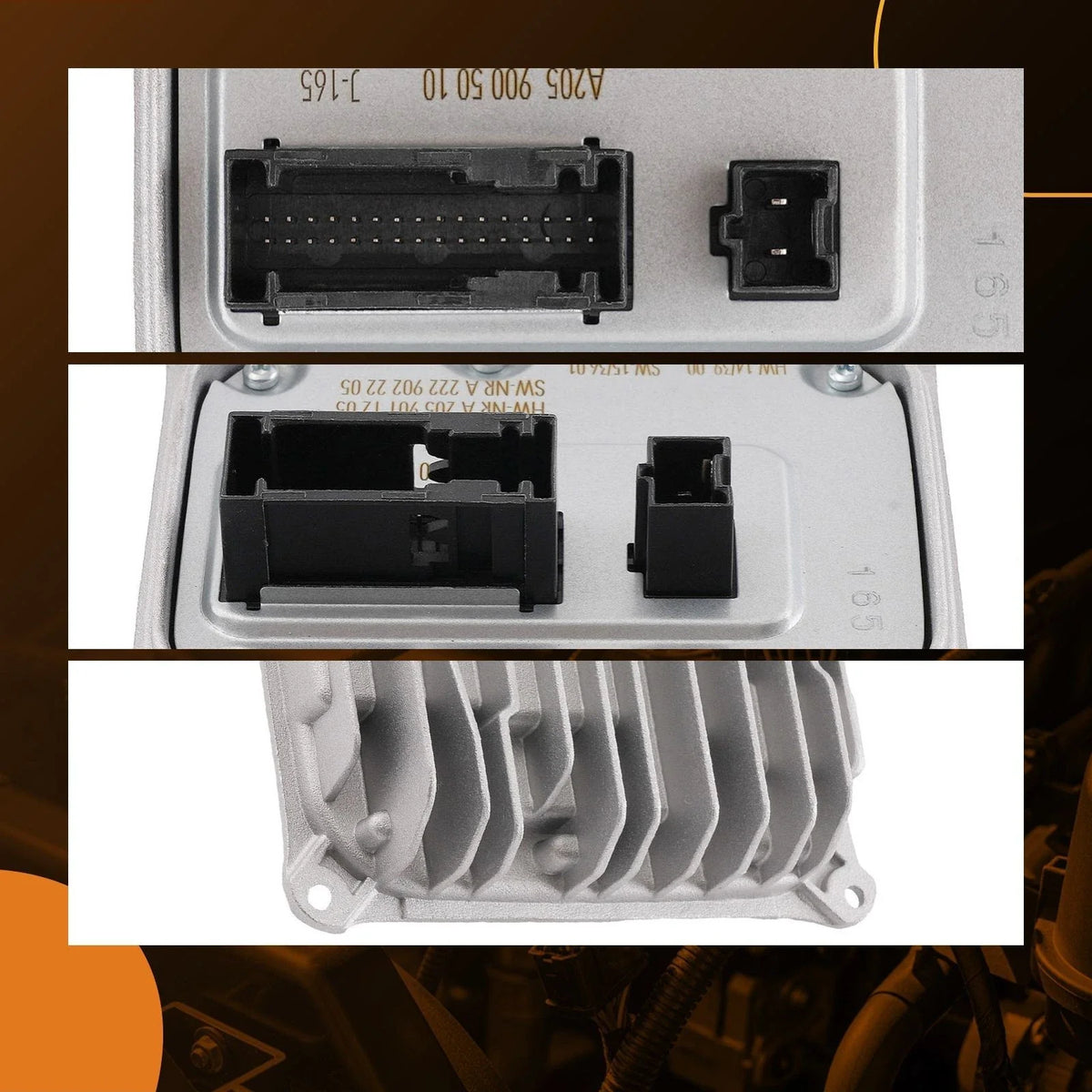 Front HID Ballast Control for Mercedes-Benz W205 (2015–2021) A2229008005 A2059006805