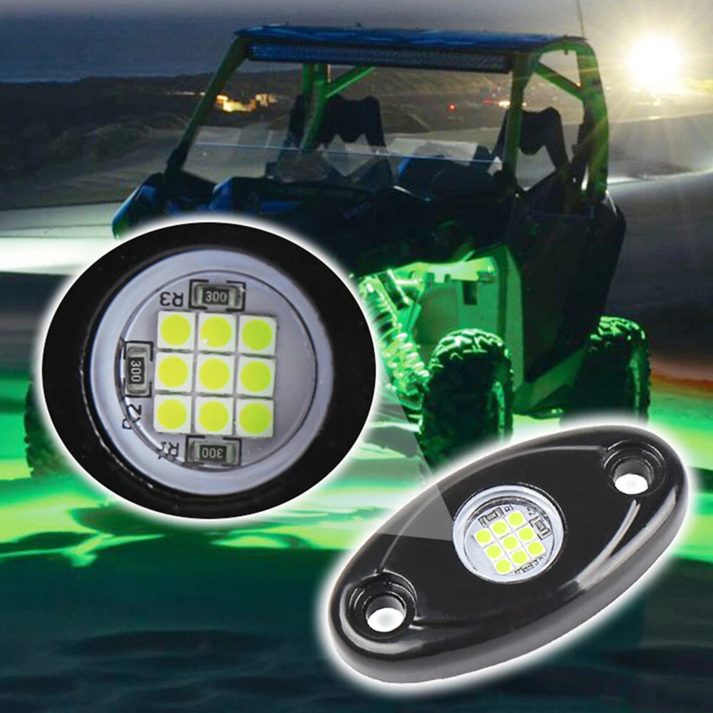 24 Pods LED Rock Lights for Jeep (2010–2023)