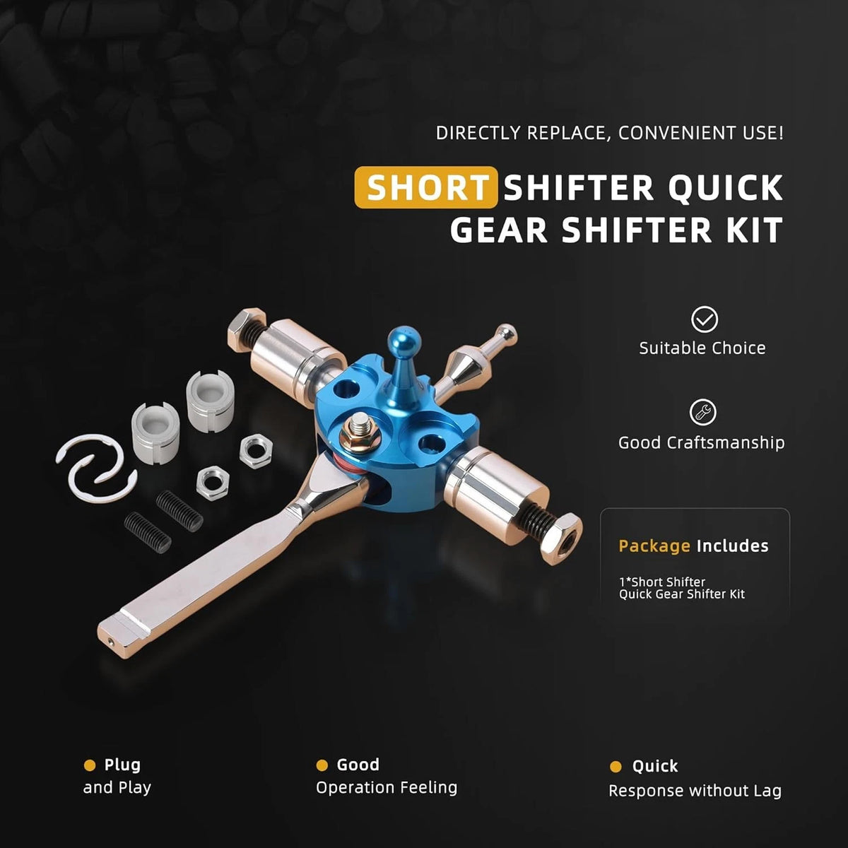 Short Shifter Kit for Porsche 911 986 996 (1997–2004) 911 987 997 (2005+)
