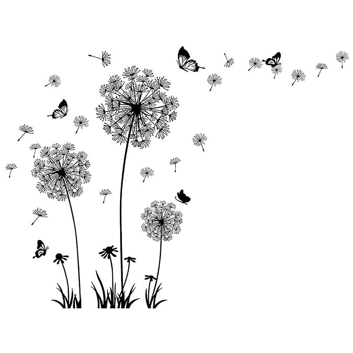 Wall Decals for Dandelion Butterfly
