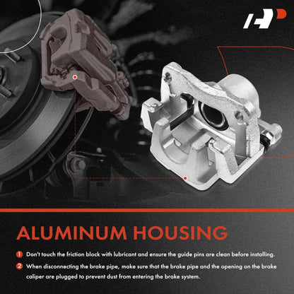 A-Premium 2X Rear Brake Calipers & Pads for Toyota RAV4 (2006–2012) 344214, 344215, 19-B3193, 19-B3192, P-1212, CFC1212