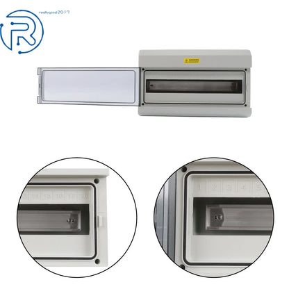 18 Way Power Distribution Box with Bus Bars for Indoor & Outdoor (IP66)