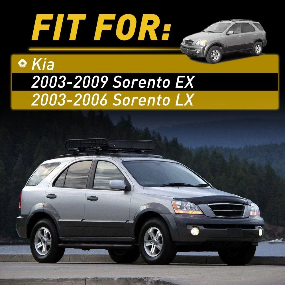 Set of 2 Exterior Rear Right Side Door Handles for Kia Sorento (2003–2009)