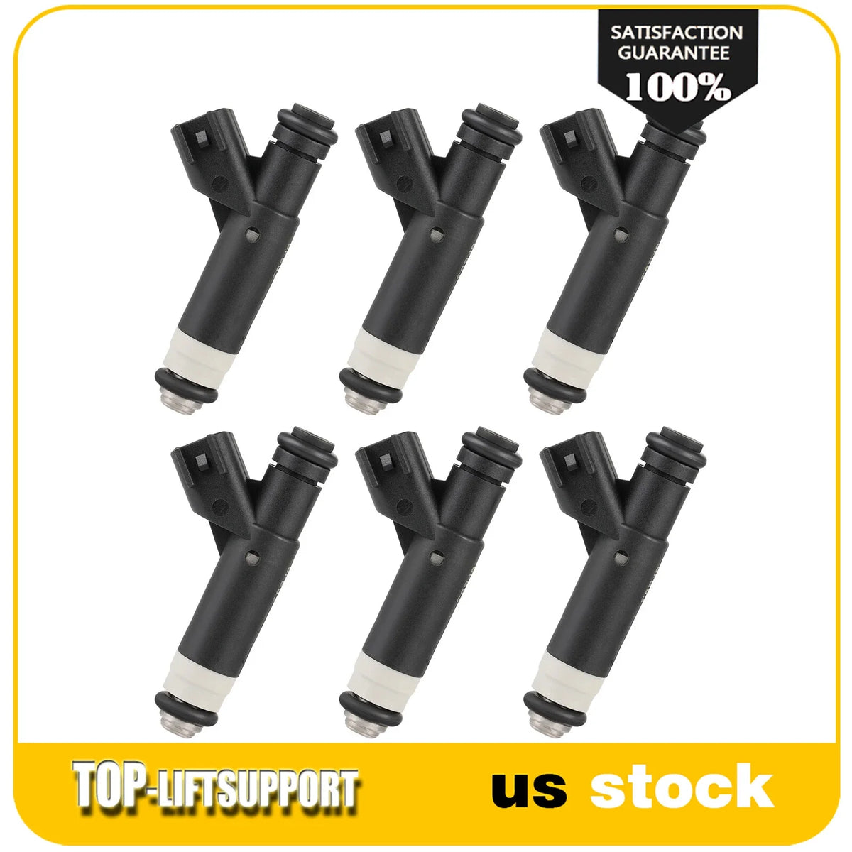 Set of 6 Fuel Injectors for Ford Ranger, Mazda B3000 (2001–2008)