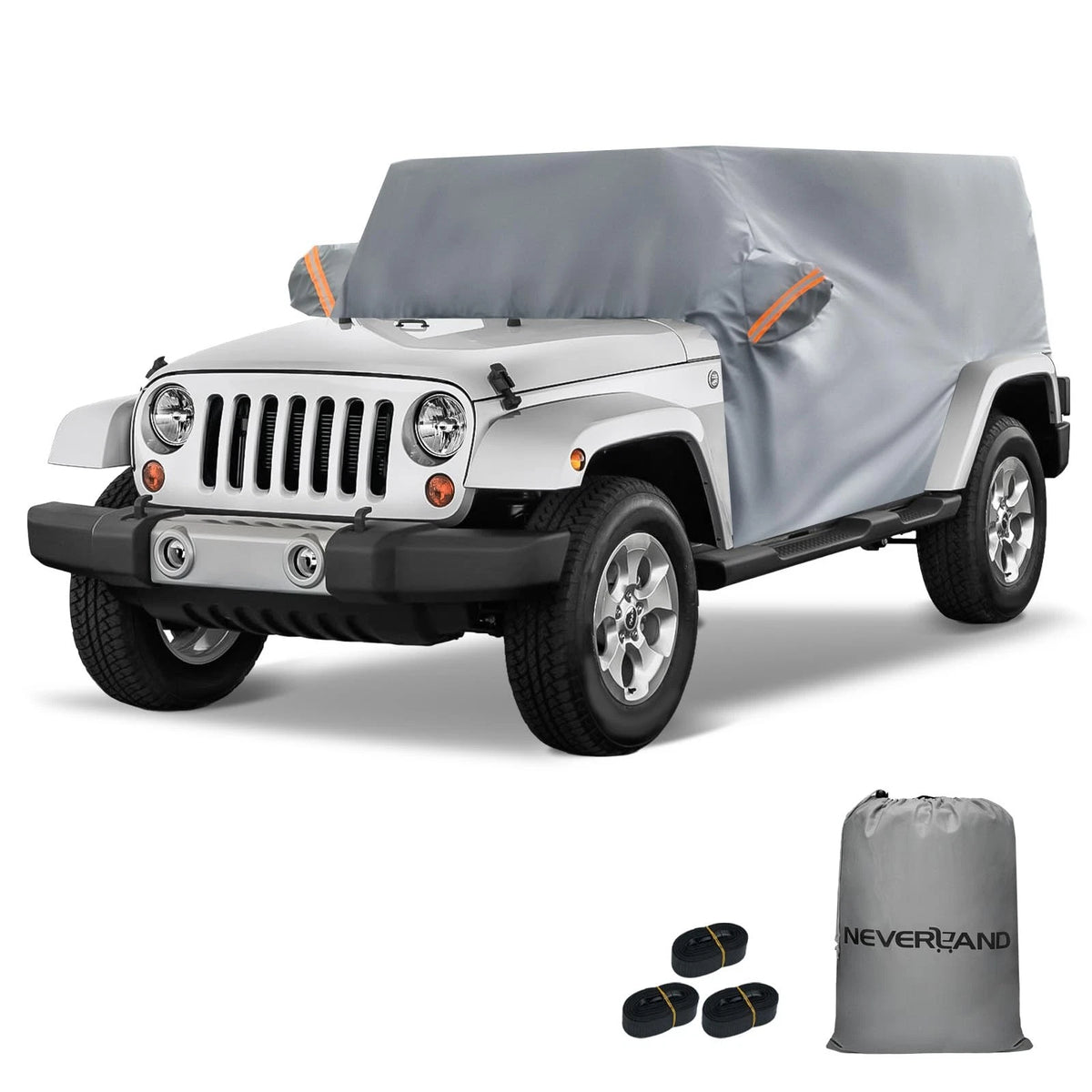 Waterproof Cover for Jeep Wrangler 2 Door (All Weather Protection)