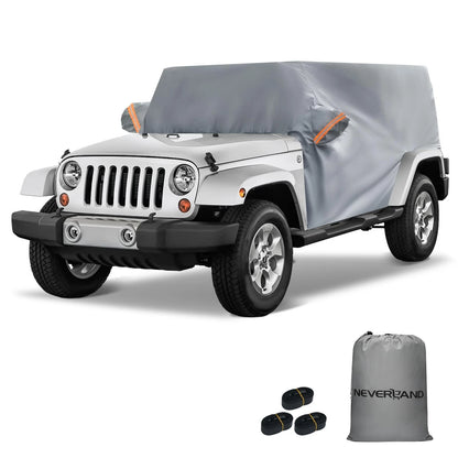 Waterproof Cover for Jeep Wrangler 2 Door (All Weather Protection)