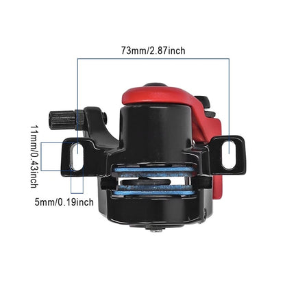 Dual Action Disc Brake Caliper for Ninebot ZT3 Pro Scooter (2019–2023)